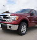 ford f 150 2013 red xlt flex fuel 8 cylinders 2 wheel drive automatic 76011