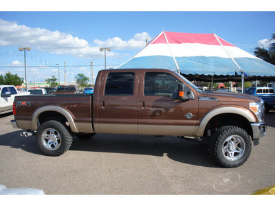ford f 250 2011 brown lariat 8 cylinders automatic 78539