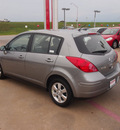 nissan versa 2012 dk  gray hatchback 1 8 s gasoline 4 cylinders front wheel drive automatic 76116