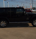 jeep wrangler unlimited 2013 black clear suv sahara gasoline 6 cylinders 4 wheel drive automatic 77375