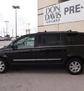chrysler town and country 2012 black van touring 6 cylinders automatic 76011