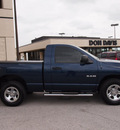 dodge ram 1500 2008 blue pickup truck sxt gasoline 6 cylinders rear wheel drive automatic with overdrive 76011