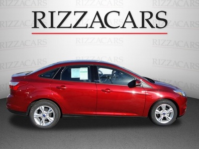 ford focus 2013 red sedan se flex fuel 4 cylinders front wheel drive automatic with overdrive 60546