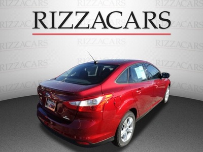 ford focus 2013 red sedan se flex fuel 4 cylinders front wheel drive automatic with overdrive 60546