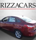 ford focus 2013 red sedan se flex fuel 4 cylinders front wheel drive automatic with overdrive 60546