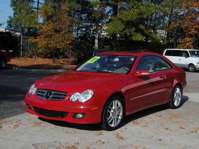 mercedes benz clk class 2008 red coupe clk350 6 cylinders automatic 27616