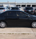 toyota corolla 2010 black sedan le 4 cylinders automatic 77338