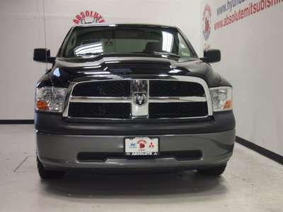 dodge ram 1500 2010 black pickup truck st flex fuel 8 cylinders 2 wheel drive automatic 75150