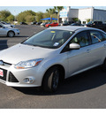 ford focus 2012 silver sedan se flex fuel 4 cylinders front wheel drive automatic 78501