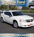 dodge avenger 2010 white sedan sxt gasoline 4 cylinders front wheel drive 4 speed automatic 78501