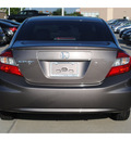 honda civic 2012 gray sedan lx 4 cylinders 5 speed automatic 77025