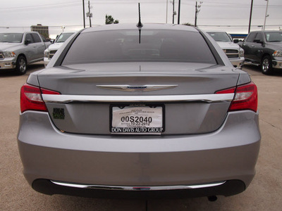 chrysler 200 2013 silver sedan touring 4 cylinders automatic 76011