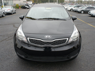 kia rio 2013 black sedan ex 4 cylinders automatic 19153