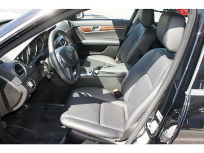 mercedes benz c class 2012 black sedan c250 luxury gasoline 4 cylinders rear wheel drive automatic 78216