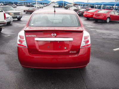 nissan sentra 2011 dk  red sedan gasoline 4 cylinders front wheel drive automatic 76234