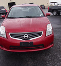 nissan sentra 2011 dk  red sedan gasoline 4 cylinders front wheel drive automatic 76234
