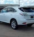 lexus rx 350 2011 white suv 6 cylinders shiftable automatic 77074