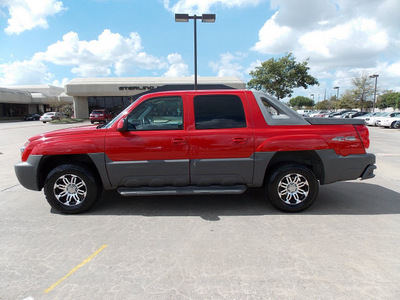 chevrolet avalanche 2002 red suv 1500 v8 automatic with overdrive 77074
