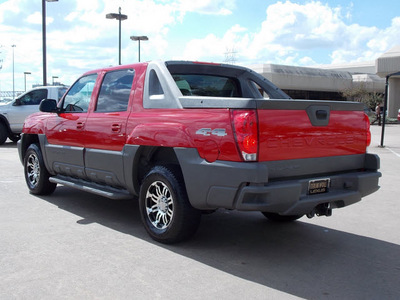 chevrolet avalanche 2002 red suv 1500 v8 automatic with overdrive 77074