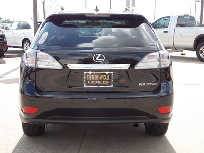 lexus rx 350 2012 black suv 6 cylinders shiftable automatic 77074