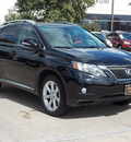 lexus rx 350 2012 black suv 6 cylinders shiftable automatic 77074