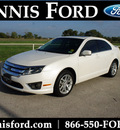 ford fusion 2010 white sedan sel flex fuel 6 cylinders front wheel drive automatic 75119