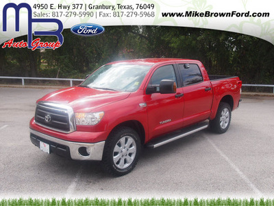 toyota tundra 2011 red grade gasoline 8 cylinders 2 wheel drive automatic 76049