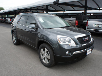 gmc acadia 2012 cyber gray suv slt 1 gasoline 6 cylinders front wheel drive 6 speed automatic 76087