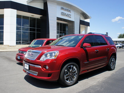 gmc acadia 2012 crystal re suv denali gasoline 6 cylinders front wheel drive 6 speed automatic 76087