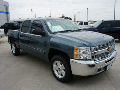 chevrolet silverado 1500 2013 blue grani lt flex fuel 8 cylinders 4 wheel drive 6 speed automatic 76087