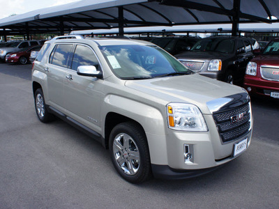 gmc terrain 2012 gold mist suv slt 2 gasoline 4 cylinders front wheel drive 6 speed automatic 76087
