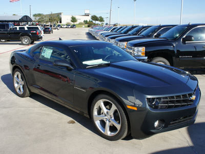 chevrolet camaro 2013 ashen gray metallic coupe lt gasoline 6 cylinders rear wheel drive 6 speed automatic 76087
