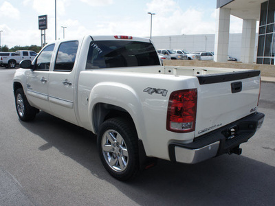 gmc sierra 1500 2013 white diam sle flex fuel 8 cylinders 4 wheel drive 6 speed automatic 76087