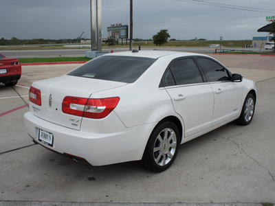 lincoln mkz 2009 white sedan gasoline 6 cylinders all whee drive automatic with overdrive 76087