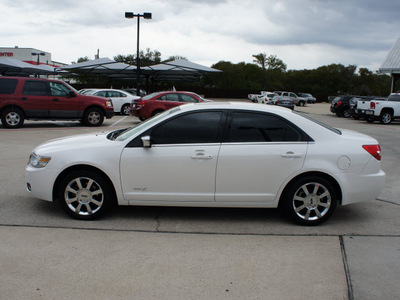 lincoln mkz 2009 white sedan gasoline 6 cylinders all whee drive automatic with overdrive 76087