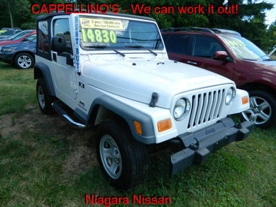 jeep wrangler 2006 white suv gasoline 6 cylinders 4 wheel drive 6 speed manual 14094