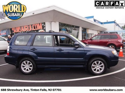 subaru forester 2006 regal blue suv 2 5 x premium package gasoline 4 cylinders all whee drive 5 speed manual 07701