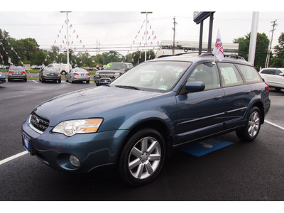 subaru outback 2006 atlantic blue wagon 2 5i limited gasoline 4 cylinders all whee drive 4 speed automatic 07701