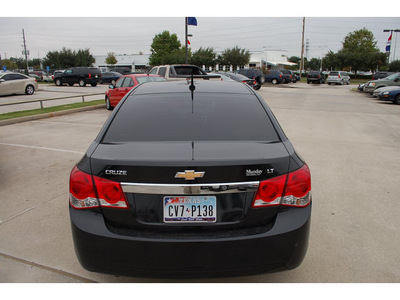 chevrolet cruze 2011 black sedan lt gasoline 4 cylinders front wheel drive automatic 77090