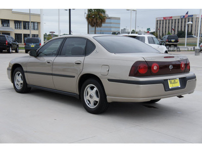 chevrolet impala 2003 gold sedan gasoline 6 cylinders front wheel drive automatic 77043