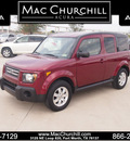 honda element 2008 red suv ex gasoline 4 cylinders front wheel drive automatic 76137
