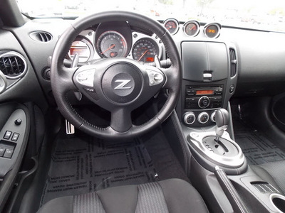 nissan 370z 2012 silver coupe 6 cylinders shiftable automatic 77477