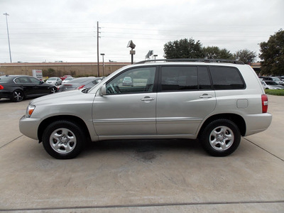 toyota highlander 2004 silver suv 6 cylinders automatic with overdrive 77477