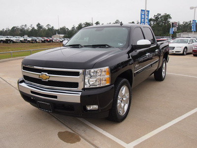 chevrolet silverado 1500 2011 black lt flex fuel 8 cylinders 2 wheel drive automatic with overdrive 77656