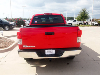 toyota tundra 2013 red grade gasoline 8 cylinders 2 wheel drive automatic 76049