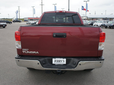 toyota tundra 2010 maroon limited gasoline 8 cylinders 2 wheel drive 6 speed automatic 76087