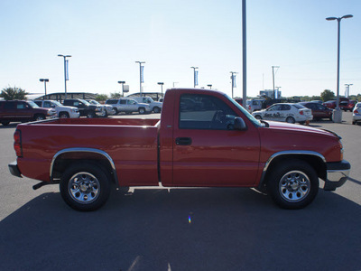 chevrolet silverado 1500 2005 red gasoline 6 cylinders rear wheel drive automatic 76087