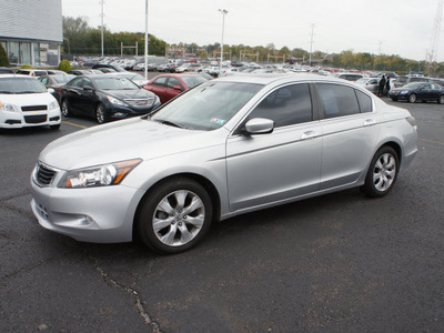 honda accord 2010 silver sedan ex l gasoline 6 cylinders front wheel drive automatic 19153