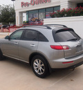 infiniti fx35 2008 gray suv gasoline 6 cylinders rear wheel drive automatic 76051