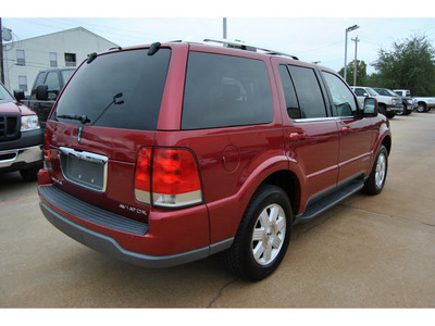 lincoln aviator 2004 red suv gasoline 8 cylinders rear wheel drive automatic with overdrive 77539